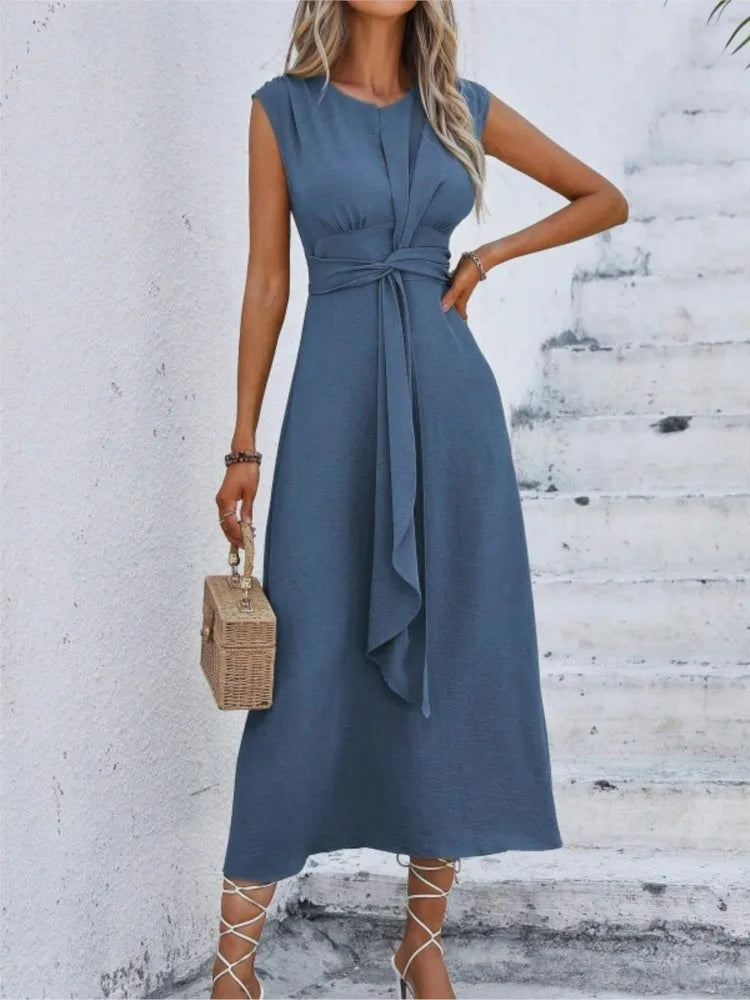 Carla - Vestido elegante sem mangas