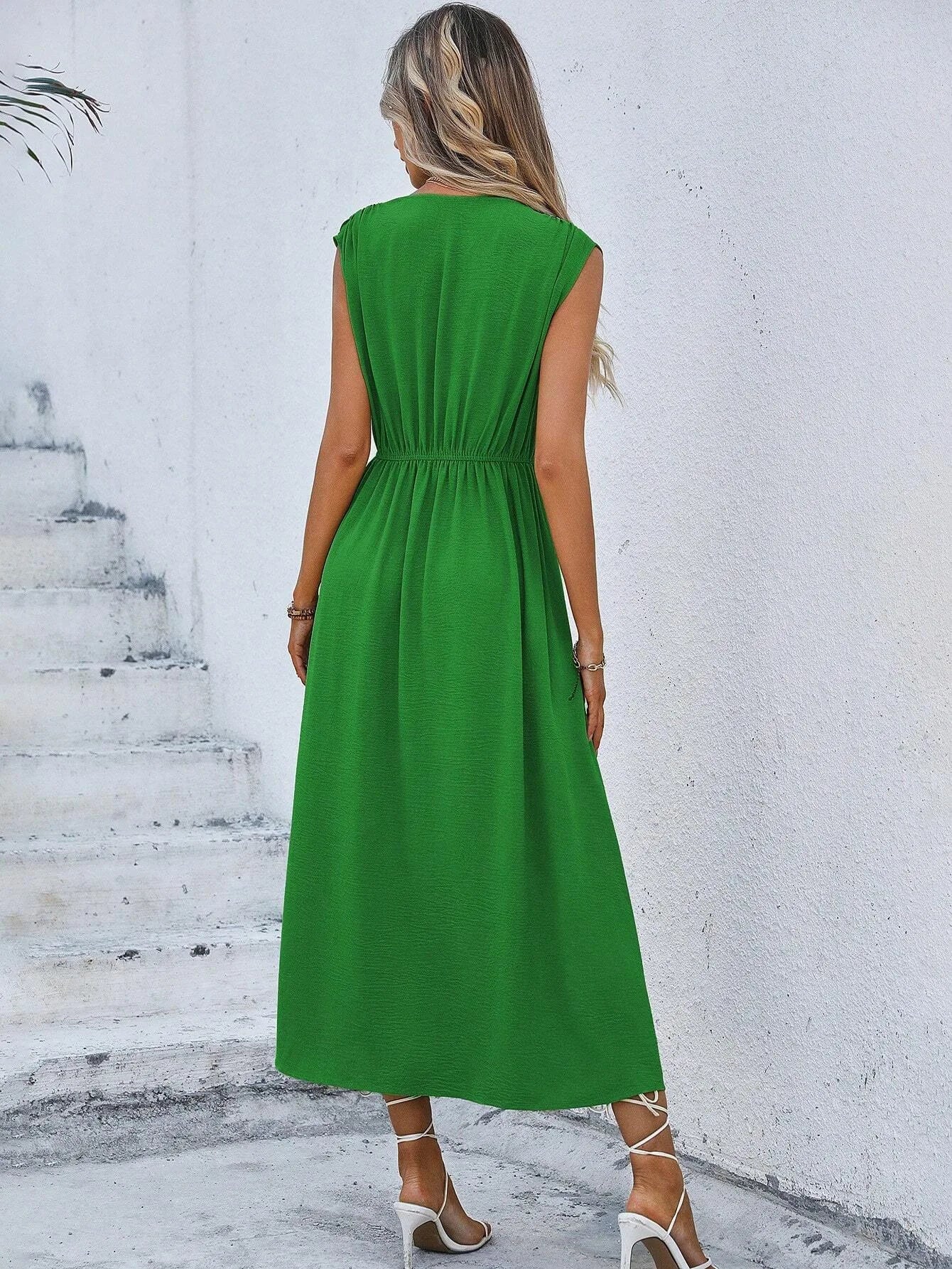 Carla - Vestido elegante sem mangas