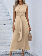 Carla - Vestido elegante sem mangas