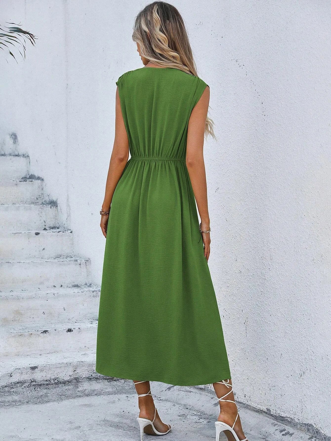 Carla - Vestido elegante sem mangas
