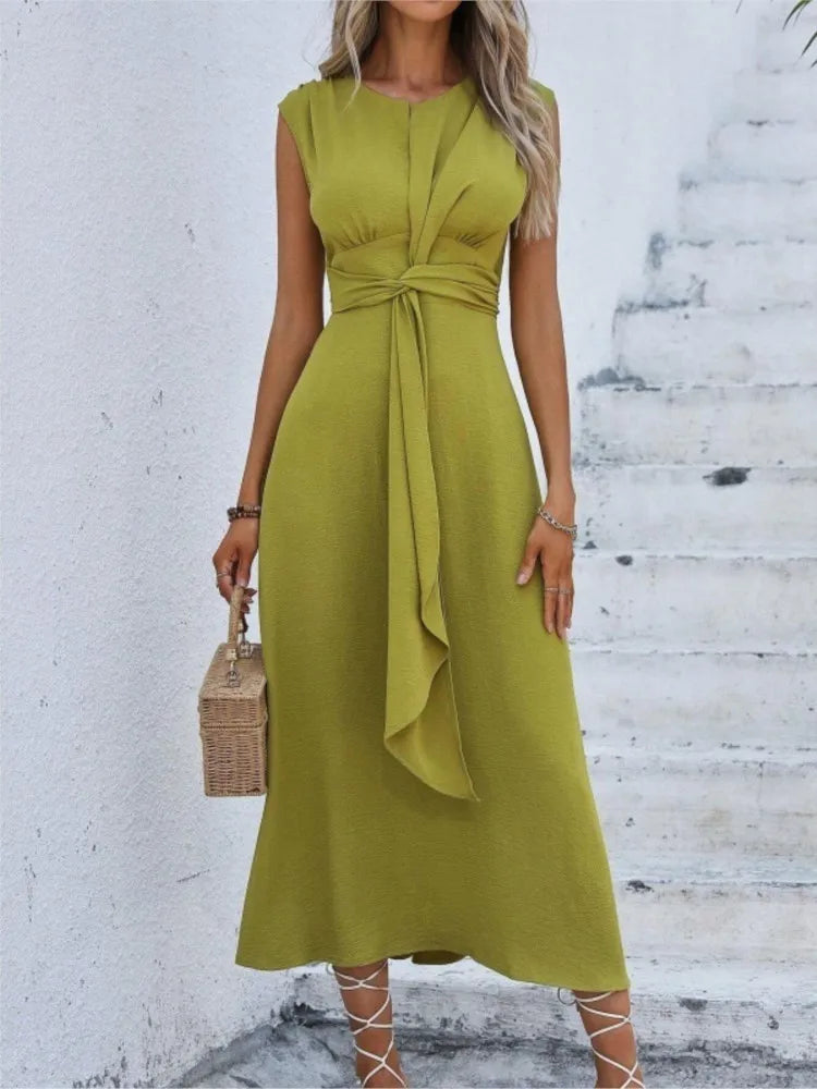 Carla - Vestido elegante sem mangas
